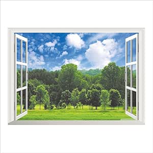 Amazon 3d ウォールステッカー おしゃれ ハワイの海 壁紙シール インテリア 森 ウォールステッカー オンライン通販