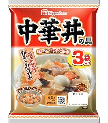 Amazon.co.jp: アマノフーズ フリーズドライ 七種具材の中華丼の具 4食