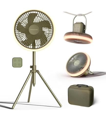 Amazon | ポータブル扇風機 ENERFAN2 専用ケース付きセット (ブラック