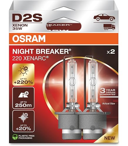 Osram Sylvania Xenarc D2S Xenon Headlight Bulbs - Set Of 2, 35W, OEM Quality, Made In Germany