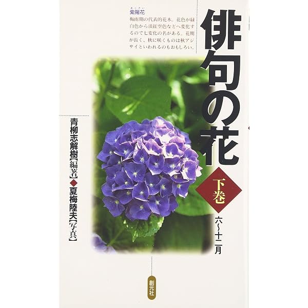 俳句の花 上巻 一~五月 | 青柳 志解樹, 夏梅 陸夫 |本 | 通販 | Amazon