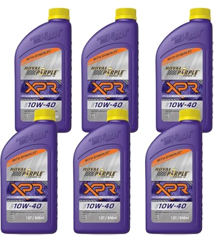 ※正規品※ Purple XPR 10W-40 エンジンオイル 6本入 ロイヤルパープル Royal Purple XPR Racing Oil エンジンオイル 10W-40