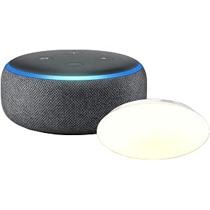 Echo Dot 第3世代 - スマートスピーカー with Alexa、チャコール + ウックス(Woox) LEDシーリングライト 8畳