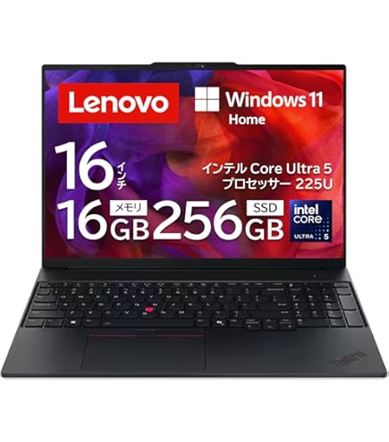 Amazon.co.jp: 【公式】 Lenovo ThinkPad E16 Gen3 IAL ノートパソコン