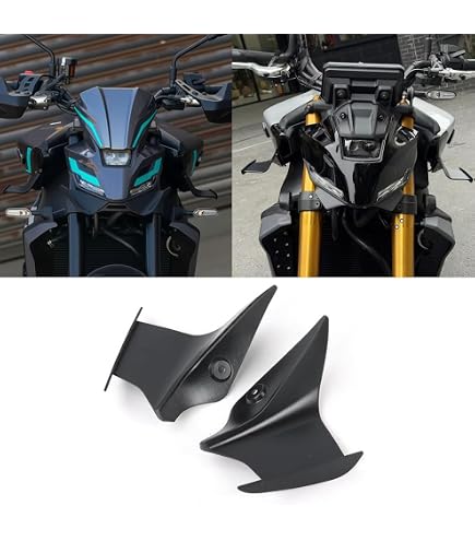 MT-07 2025 アエロダイナミックウィング サイドスポイラー カウル Amazon | バイク用スポイラーカウル サイドフェアリング Compatible
