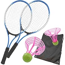 (お得なまとめ買いセット)アウトドアバドミントンセット スポーツバドミントンセット バトミントン2本 シャトル3個