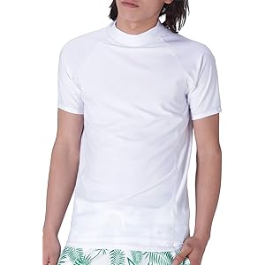 PONTAPES(ポンタペス) ラッシュガード 半袖 Tシャツ 全17色 S～XXLサイズ メンズ レディースUVカット UPF50+ PR-5000