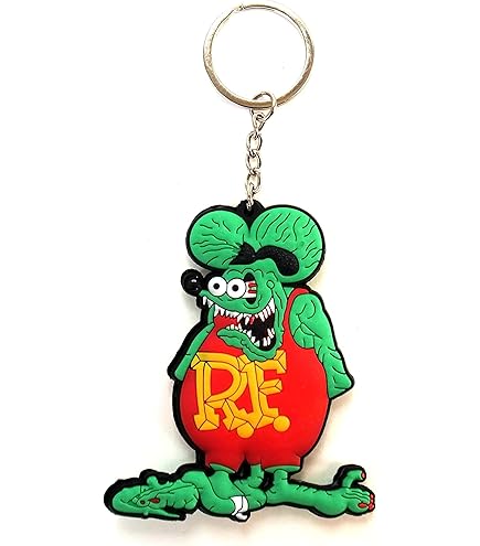 Amazon.co.jp: [MOONEYES] ラットフィンク（RAT FINK） キーホルダー