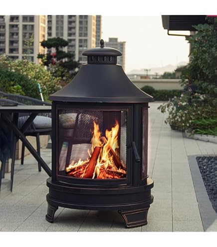 Amazon.co.jp: OUTDOOR FIRE COOKING PIT ファイヤー ピット