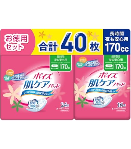 Amazon | ポイズ 肌ケアパッド 超スリム&コンパクト 3.0mm 長時間・夜