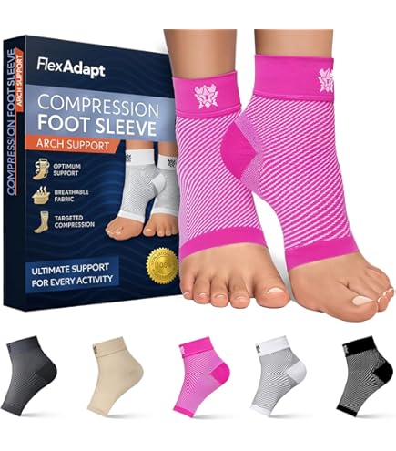 Amazon | Bitly 足底筋膜炎 サポーター 着圧ソックス レディース