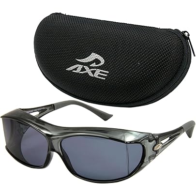 Amazon.co.jp: AXE(アックス) SG-605P-DBK (オーバーグラス 偏光