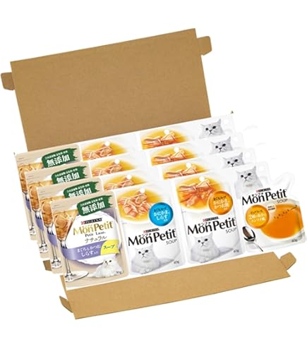 Amazon.co.jp: 【成猫用6種食べ比べセット】モンプチ スープ パウチ