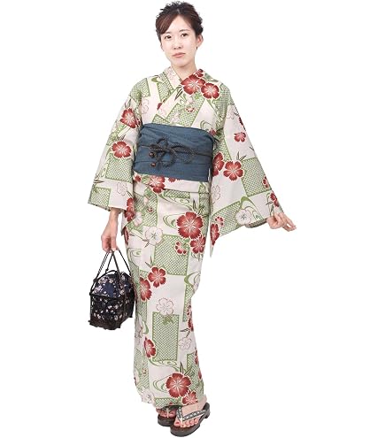 Amazon.co.jp: Maison de FLEUR 果音 葡萄 浴衣 : ファッション