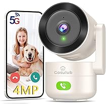 Amazon.co.jp: Gosulub ペットカメラ 400万画素 2K 見守りカメラ 5GHz