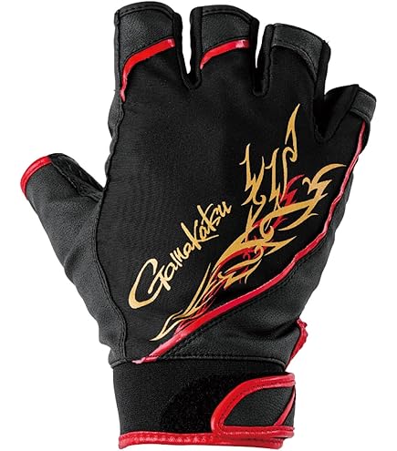 Amazon | がまかつ(Gamakatsu) エルゴグリップグローブ 5本切・HS