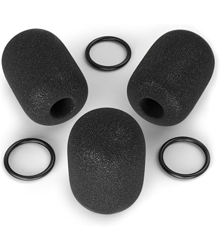 thumbnail image 2 of 10 Pack Microphone Covers For Mic, Washable Microphone Wind Cover... 2 of 10