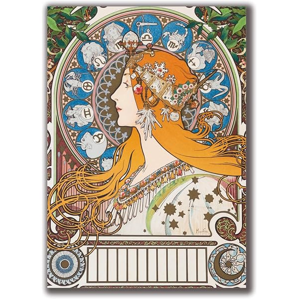Amazon.co.jp: アルフォンス・ミュシャ ジスモンダ 1894年 サラ 