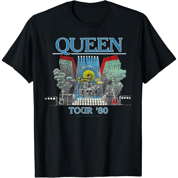 Amazon | Queen 公式 Kind Of Magic Tシャツ | Tシャツ・カットソー 通販
