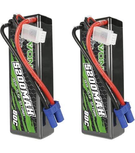 ◉Traxxas◉5,000 リポ LIPOバッテリー　① Amazon.com: Traxxas 14.8V 5000mAh 4-Cell LiPo Battery, Long