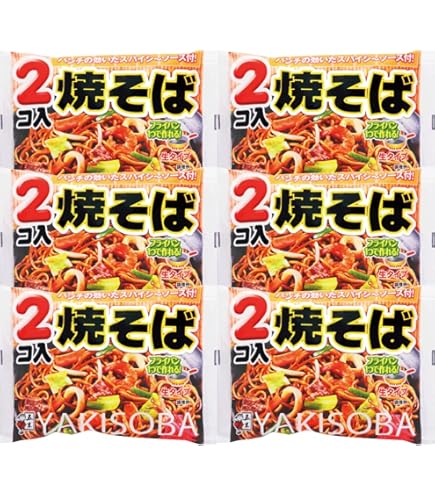 Amazon.co.jp: 五木食品 3食入塩焼そば 477g×6個(常温保存商品)(生