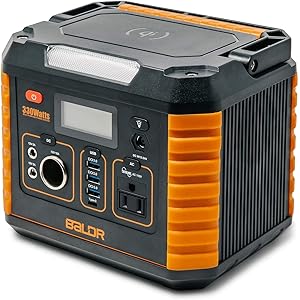 BALDR ポータブル電源330W 大容量 82500mAh/288Wh 家庭用蓄電池 PSE認証済み 純正弦波 三つの…