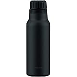ピーコック魔法瓶工業(The-peacock) ピーコック 水筒 炭酸飲料対応 600ml 保冷 真空断熱構造 直飲み スポーツ飲料対応 飲み口 抗菌加工 本体丸洗い可能 ダイレクトボトル 0.6L ブラック AJH-60 B