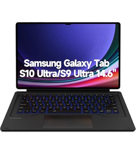 Samsung Galaxy Tab S10 Ultra & S9 Ultra Book Cover Keyboard with