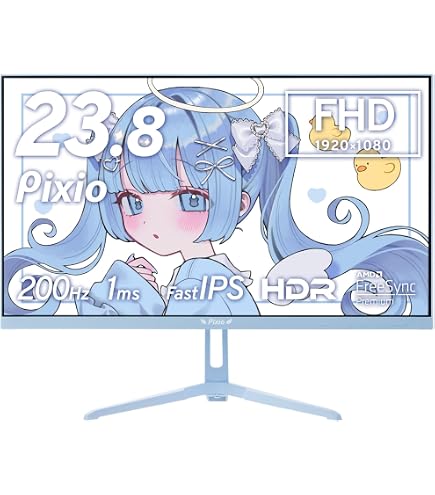 Amazon.co.jp: 【5年保証付き】Pixio PX246 Wave Pastel Blue