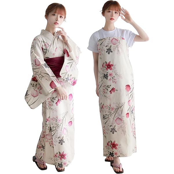 KYOETSU 変わり織生成り二部式浴衣4点セット Amazon | [KYOETSU] [キョウエツ] 浴衣セット 女の子 生成り 変わり織