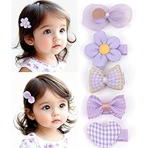 【カラフルペタシャムリボン】ベビーヘアクリップ　キッズヘアクリップ　ヘアピン ベビー ヘアピン リボン ヘアクリップ ヘアアクセサリー 5個