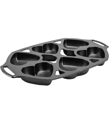 Amazon｜Lodge Seasoned 鋳鉄製スカルミニケーキパン｜グリルパン