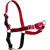 PetSafe イージーウォークハーネス 犬 ハーネス 小型犬 引っ張り防止 調整簡単 抜けない 耐久性が高い 中型犬(S 赤/黒) 赤/黒 S サイズ