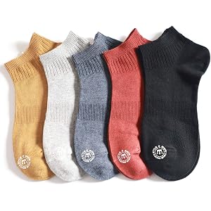 [QPanda]靴下 メンズ フットカバー 棉 ソックス ショートソックス 5足セットカジュアル くるぶし丈 スニーカーソックス抗菌防臭