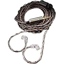 Amazon | 専用イヤホンケーブル 2Pin 0.75mm 交換用 QKZ-ZXN/ZXT