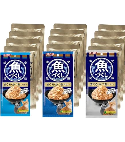 いなば 魚づくし(まぐろ・かつお) 60g24袋入り✖︎2箱 猫用 コストコ