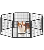 Amazon | FEANDREA ペットサークル 小型犬 ワイヤーサークル 折り畳み