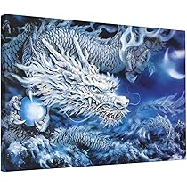 【テクスチャーアート】No.379 龍神　キャンバス　アート　インテリアパネル Amazon.co.jp: 和風 絵画 水墨画 龍虎 アートポスター アート