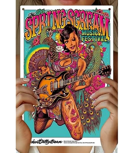 ロッキンジェリービーン　ストリートファイタージュリポスター ネオングリーン Amazon.co.jp: ロッキンジェリービーン ストリートファイター