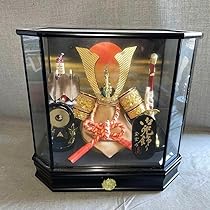 Amazon | 御兜飾り 宝雲 作 オルゴール付 ガラスケース 端午の節句 