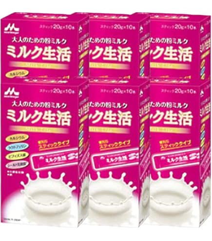 Amazon.co.jp: 森永乳業 ミルク生活 スティックタイプ 箱 10本×12個入