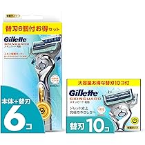 GILLETTE ジレット カミソリ 髭剃り 電動 ひげそり 深剃り 本体 替刃 16個 スキンガード Amazon.co.jp: Gillette ジレット カミソリ 髭剃り 電動 ひげそり 深
