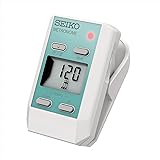SEIKO セイコー デジタルメトロノーム クリップタイプ ミントグリーン DM51G 回転ボリュームで音量調節、消音も可能