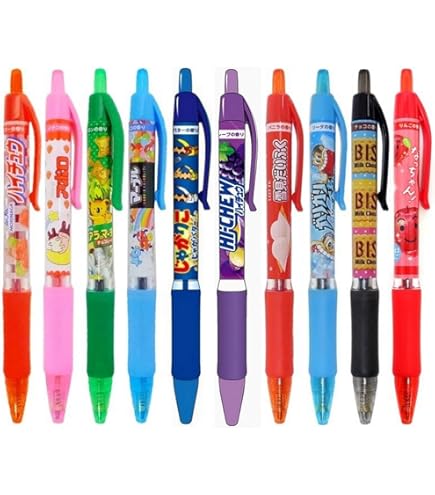 【ばら売りOK】お菓子 香り付き カラーマーカー【組み合わせ自由】 お菓子な香りダブルマーカー10本セット、ギフトに！