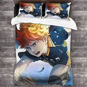 Amazon Co Jp ハイキュー 布団カバー 3点セット 掛け布団カバー 発散性 防臭 色褪せにくい 型崩れが起きにくく 耐用性 ホーム キッチン