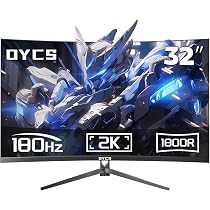 Amazon.co.jp: OYCS 32インチ 曲面ゲーミングモニター 2K QHD 2560