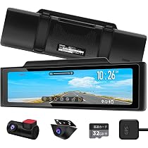 PORMIDO ポーミド ドライブレコーダー ミラー型 前後カメラ 11インチ PRD60