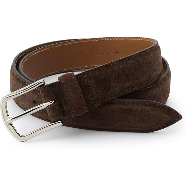 【新品未使用】GIORGIO ARMANI ベルト シボ革 ダークブラウン Amazon | [エンポリオアルマーニ] ベルト メンズ ダークブラウン
