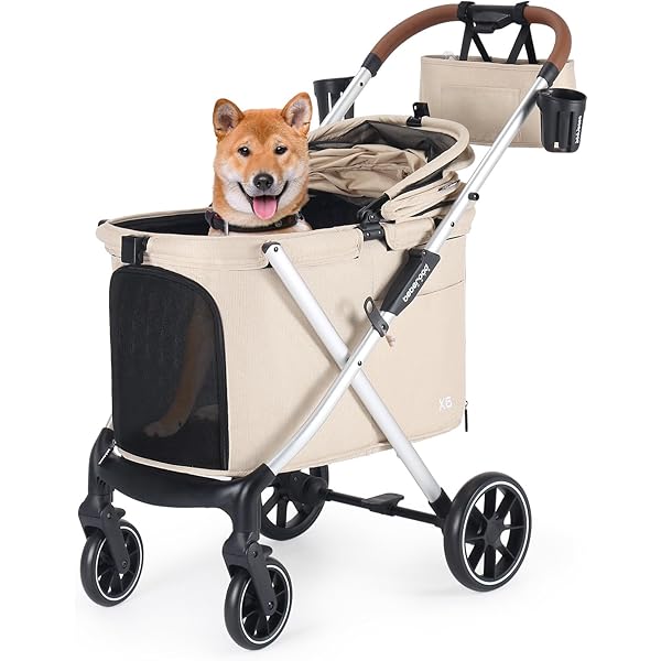 Amazon.co.jp: BEBEROAD PETS X6 ペットカート 猫 中型犬 バギー