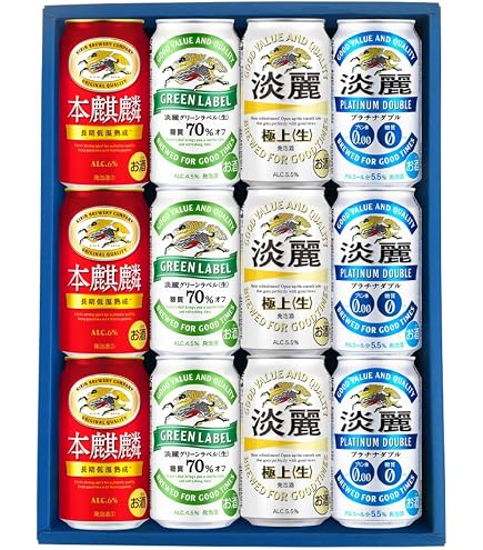 Amazon.co.jp: 【ギフト用】キリン 淡麗 ギフト 350ml缶（淡麗極上＜生
